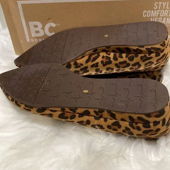 BC By Seychelles Leopard Suede Size 7M - Picture 4 of 13